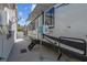 RV parking with awning, offering protection for your vehicle and a well-maintained space for recreational activities at 4644 Canna Dr, Las Vegas, NV 89122
