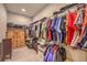 Organized walk-in closet with ample storage space for clothing and accessories at 4893 E Cedar Creek Way, Pahrump, NV 89061