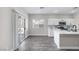 Spacious open kitchen with view to backyard and modern appliances at 5213 Giallo Vista Ct, North Las Vegas, NV 89031