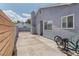 View of the side of the home and driveway at 6017 Natures Dr, Las Vegas, NV 89122