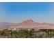 Scenic mountain view from a property, showcasing desert landscape at 609 Sleeping Dragon Dr, Henderson, NV 89012