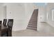 Open entryway featuring high ceilings and a staircase at 6618 Palm Branch St, North Las Vegas, NV 89086