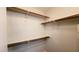 Walk-in closet with organized shelving and ample storage space at 7885 W Flamingo Rd # 2003, Las Vegas, NV 89147