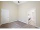 Bedroom with door leading to laundry room at 8541 Highland View Ave, Las Vegas, NV 89145