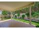Covered patio overlooking the landscaped backyard at 8541 Highland View Ave, Las Vegas, NV 89145
