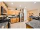 Beautiful kitchen with stainless steel appliances and granite countertops at , Henderson, NV 89044