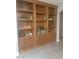 Built-in shelving features lots of display space and lower cabinet storage at 1006 Cove Palisades Dr, North Las Vegas, NV 89031