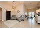Elegant foyer with tile flooring, decorative lighting, and stylish accents creating a welcoming entry at 10243 Cowboys Dream St, Las Vegas, NV 89131