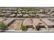 Aerial view of community featuring many homes and desert landscaping at 1081 Via Gandalfi, Henderson, NV 89011