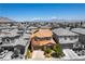 Beautiful shot of a two-story home from an aerial perspective at 11228 Hedgemont Ave, Las Vegas, NV 89138