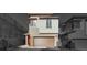 Modern two-story home with a two-car garage and neutral color palette at 11946 Glide Reflection Ave, Las Vegas, NV 89138