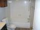 Bathroom with tub and shower combo at 1927 Raspberry Hill Rd, Las Vegas, NV 89142