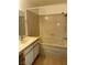 Clean and functional bathroom with a tub-shower combo, and vanity, offering essential amenities at 2200 S Fort Apache Rd # 2062, Las Vegas, NV 89117