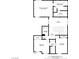 Detailed second floor plan featuring primary bedroom with ensuite bath, loft, laundry and two additional bedrooms at 2445 Rue Royale, Henderson, NV 89044