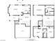 Complete floor plan featuring main level and upper level layouts, showcasing room dimensions at 2445 Rue Royale, Henderson, NV 89044