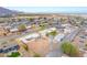 Neighborhood aerial view showcasing the property's location and the surrounding community in a suburban setting at 266 Tungsten St, Henderson, NV 89015