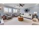 Cozy sitting room featuring comfortable seating, natural light, and serene decor at 281 Powerbilt Ave, Las Vegas, NV 89148