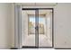 An outdoor patio has sliding glass door access from inside at 3151 Soaring Gulls Dr # 2081, Las Vegas, NV 89128