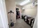 Spacious walk-in closet with ample shelving for storage at 32 Focal Point Ave, North Las Vegas, NV 89031