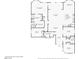 Detailed floor plan showing layout of the bedrooms, bathrooms, kitchen, and living areas at 3913 Ricebird Way, North Las Vegas, NV 89084