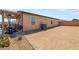 Low maintenance backyard with covered patio, perfect for outdoor living and entertaining at 3966 E Garfield Dr, Pahrump, NV 89061