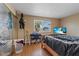 Cozy bedroom featuring a bed, window, and closet, offering a relaxing space at 4602 Inland Ct, Las Vegas, NV 89147