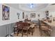 Cozy dining area featuring a round table, seating, and decorative wall art at 4602 Inland Ct, Las Vegas, NV 89147