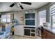Bright kitchen with stainless steel appliances, lots of cabinets and natural light at 4735 Roby Grey Way, North Las Vegas, NV 89081