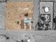 An aerial view of the property showing the layout of the home and surrounding land at 5085 Raven Ave, Las Vegas, NV 89139