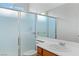 Bright bathroom with shower at 7756 River Mist Ct, Las Vegas, NV 89113
