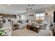 Open-concept living area with kitchen view provides a seamless flow for entertaining and Gathering time at 8801 Trotternish Ridge Dr, Las Vegas, NV 89166