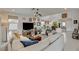 Expansive living room with stylish furnishings offers a comfortable and sophisticated living space at 8801 Trotternish Ridge Dr, Las Vegas, NV 89166