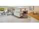 Cozy living room with fireplace and sliding door access to outdoor space at 9404 Low Tide Ct, Las Vegas, NV 89117