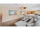 Spacious living room features an open layout and contemporary decor at 9404 Low Tide Ct, Las Vegas, NV 89117