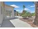 Home's covered patio with desert landscaping at 9552 Gold Bank Dr, Las Vegas, NV 89134