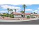 Single-story home with desert landscaping and a tile roof at 9552 Gold Bank Dr, Las Vegas, NV 89134