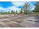 Community shuffleboard courts with ample room and manicured landscaping at 9552 Gold Bank Dr, Las Vegas, NV 89134