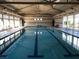Indoor pool with swimming lanes and abundant natural light from surrounding windows at , Henderson, NV 89011