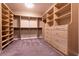 Organize with ease in this spacious walk-in closet, complete with shelving and drawers at , Las Vegas, NV 89131