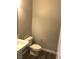 Half bathroom with a pedestal sink and a white toilet at 1027 Cambridge Park St, Las Vegas, NV 89148