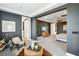 Open sitting area leading to bedroom and bathroom at 12155 Sage Thunder Ave, Las Vegas, NV 89138
