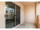 Enclosed balcony with view through sliding glass doors at 2232 Aspen Mirror Way # 202, Laughlin, NV 89029