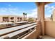 View from the balcony looking out to the carport and neighboring condos at 2232 Aspen Mirror Way # 202, Laughlin, NV 89029