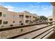Balcony view showcasing community exterior at 2232 Aspen Mirror Way # 202, Laughlin, NV 89029