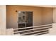 Cozy balcony features sliding glass doors and sturdy railings, ideal for enjoying a morning coffee or evening breeze at 2232 Aspen Mirror Way # 202, Laughlin, NV 89029