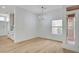 Bright dining area with wood floors and elegant lighting at 2353 Lauren Dr, Las Vegas, NV 89134