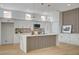 Bright kitchen features a large island, modern appliances, and stylish cabinetry at 2353 Lauren Dr, Las Vegas, NV 89134