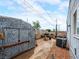 View of the metal shed in the backyard of this home offering extra storage space at 240 Navajo Dr, Henderson, NV 89015