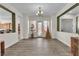 Dining room with views of the kitchen and backyard at 2673 Paris Amour St, Henderson, NV 89044