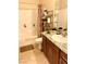 Bathroom featuring a shower/tub combination, vanity with sink and storage at 2719 Chinaberry Hill St, Laughlin, NV 89029